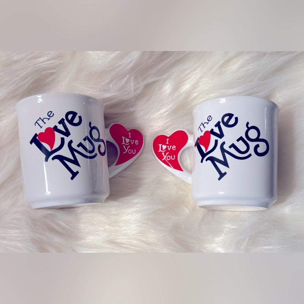 Vintage The Love Mug Set Cups - Picture 2 of 5